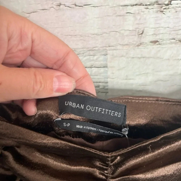 Urban outfitters small brown ruched dress NWT - Picture 5 of 12